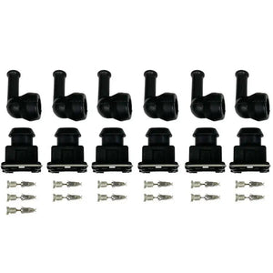 LK-2 INJECTOR KIT - 6 CYL 90 DEGREE BOOTS - Connector Kits