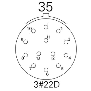 Souriau Connectors 8STA610-35SN