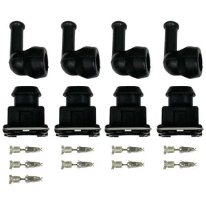LK-2 INJECTOR KIT - 4 CYL 90 DEGREE BOOTS - Connector Kits