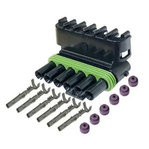 Weather Pack 6 SOCKET MALE HOUSING - Connector Kits